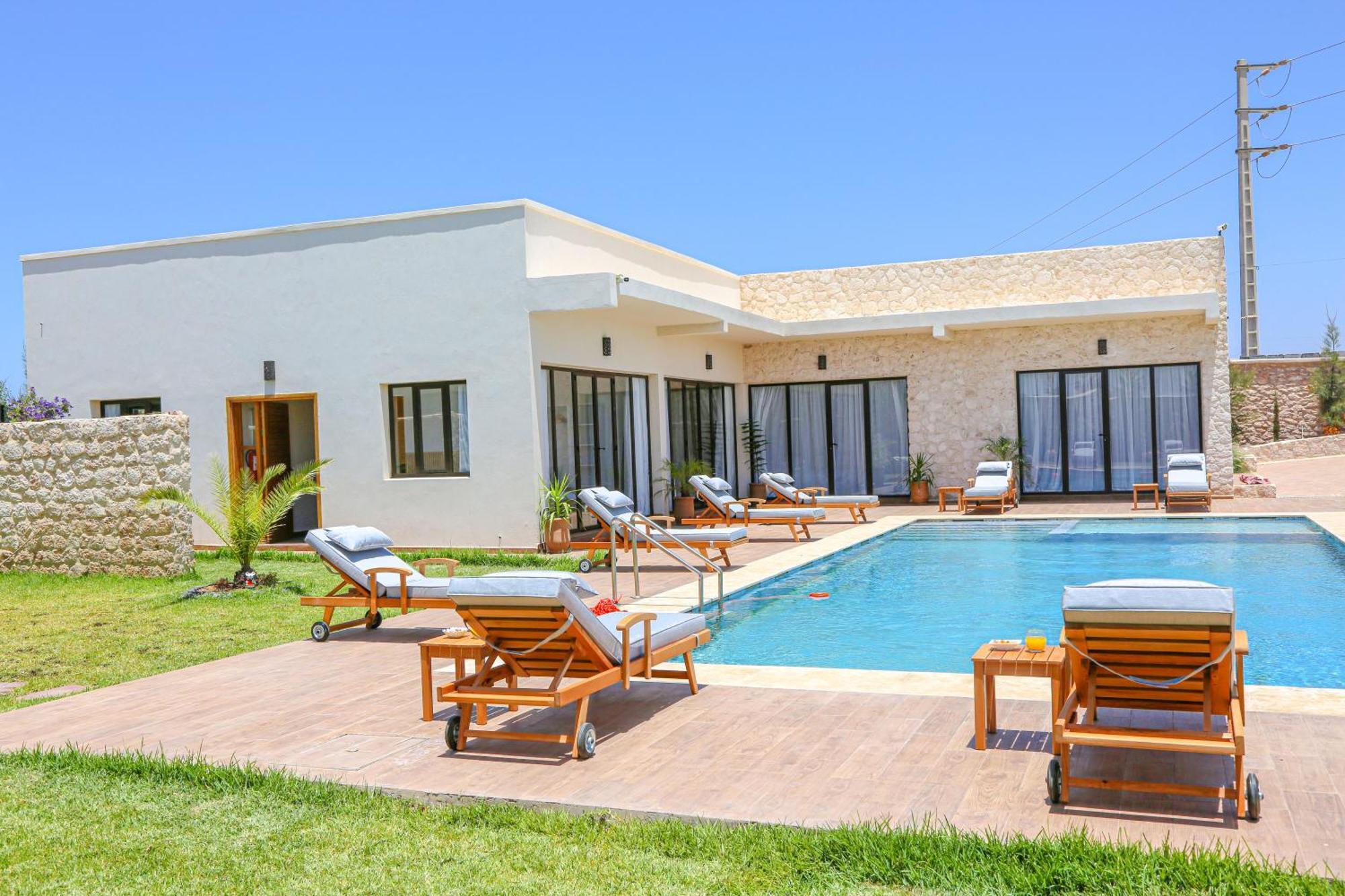 Villa La Rose Bleue - Residence Hoteliere Avec Piscine - Essaouira Ngoại thất bức ảnh